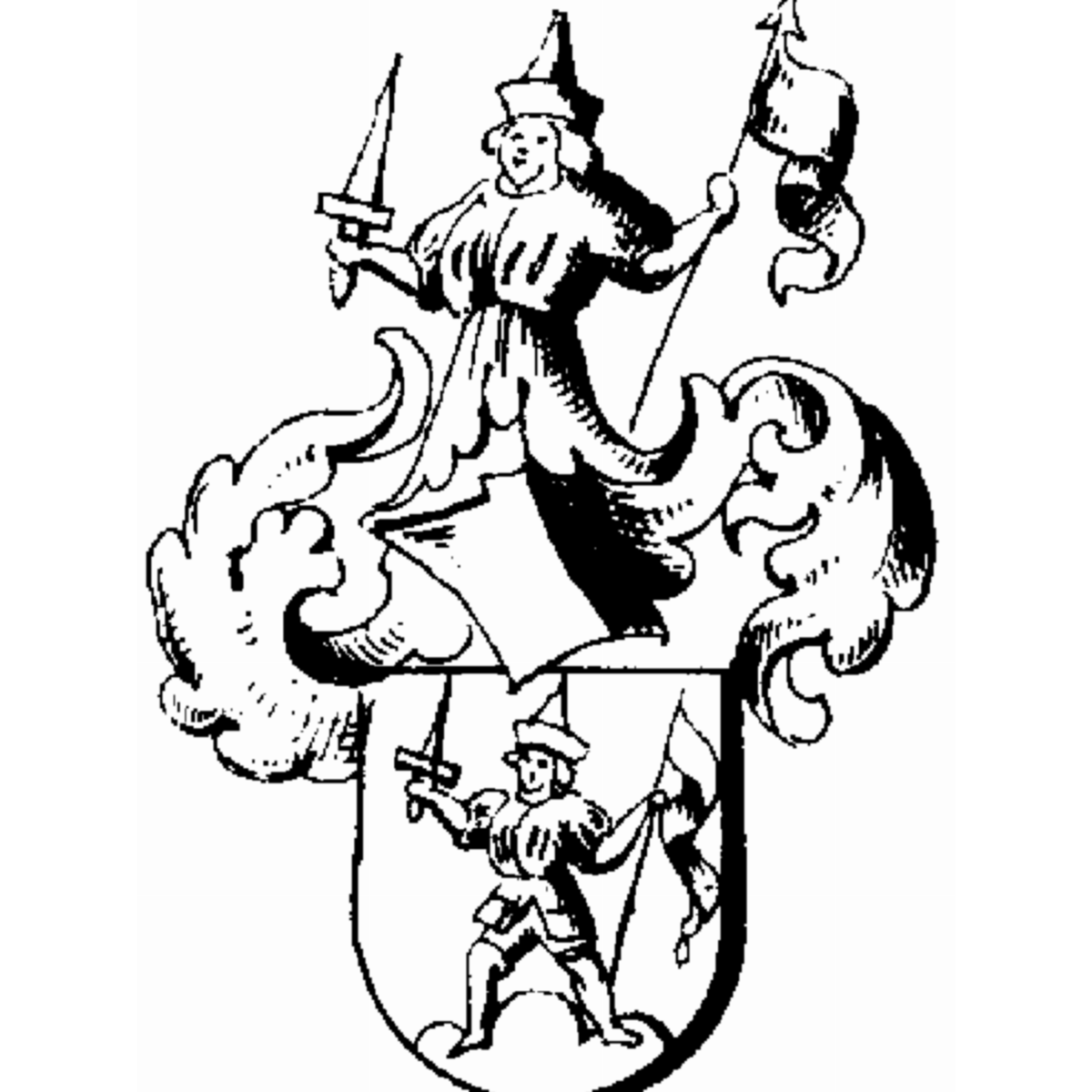 Escudo de la familia Ob Holz