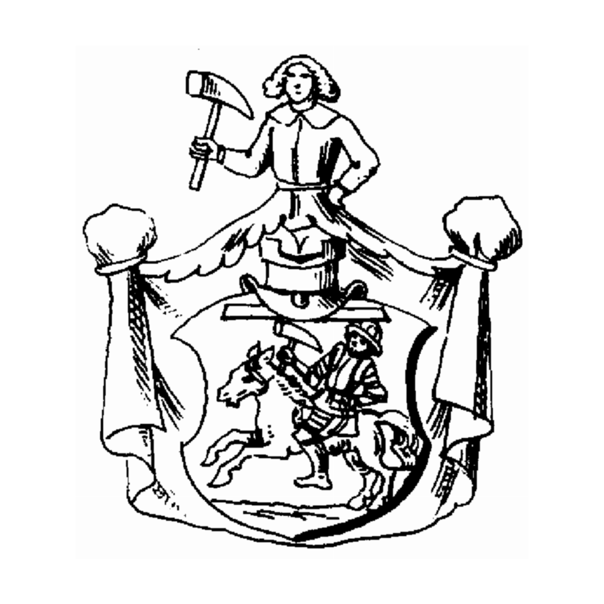 Coat of arms of family Beckher