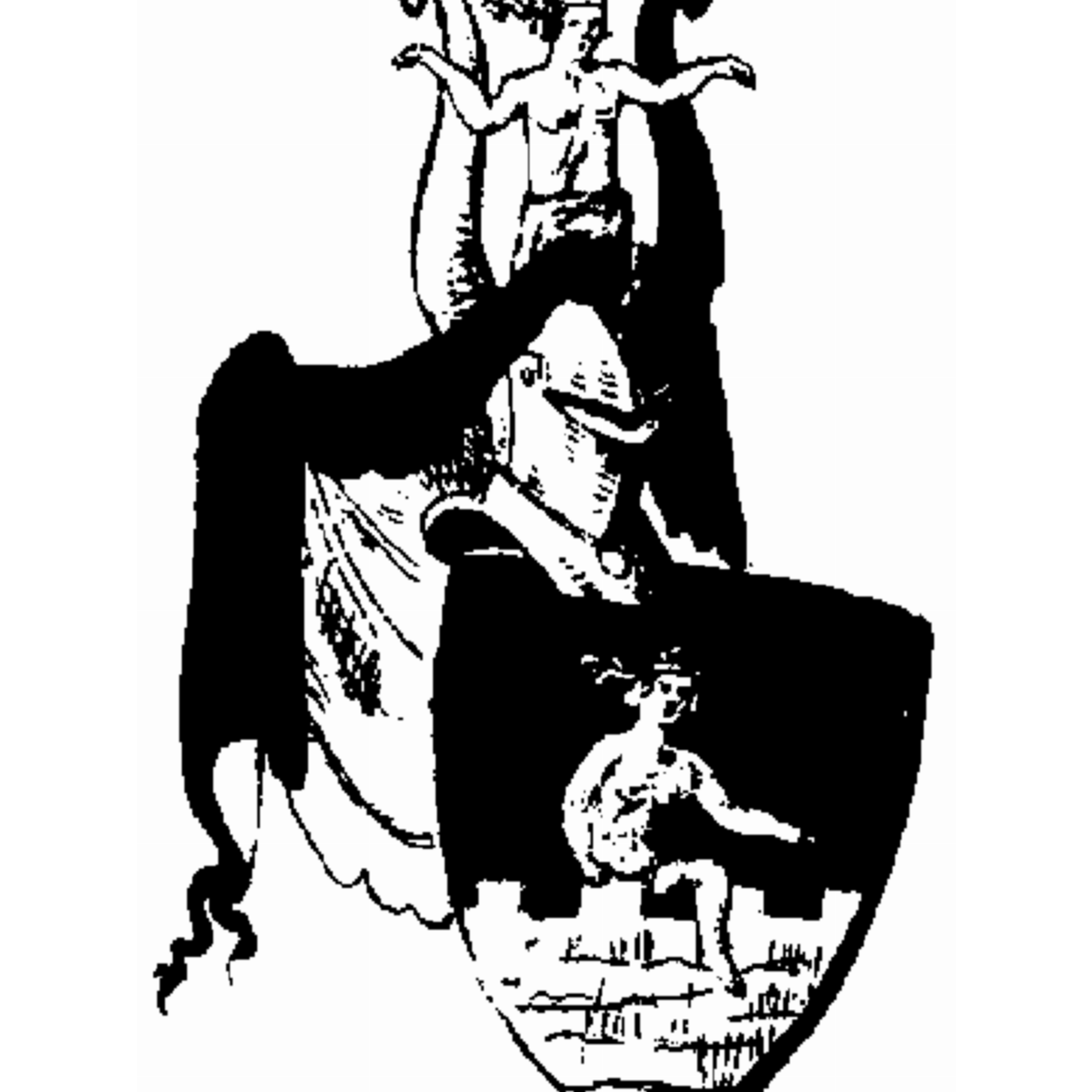 Wappen der Familie Sägbein