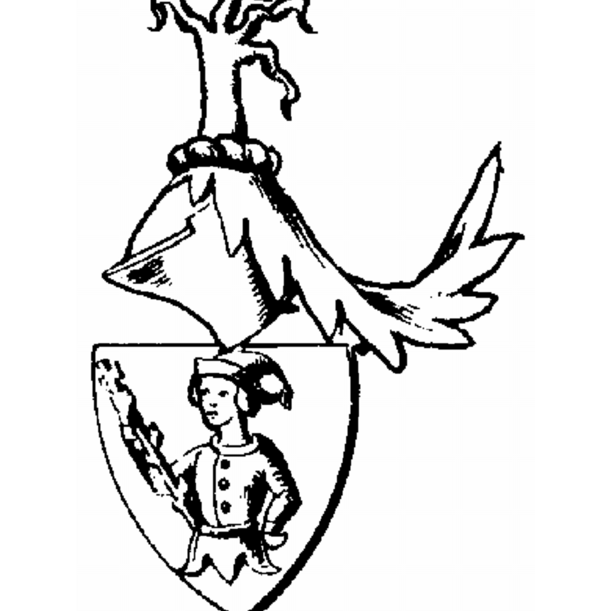 Coat of arms of family Saigerwin