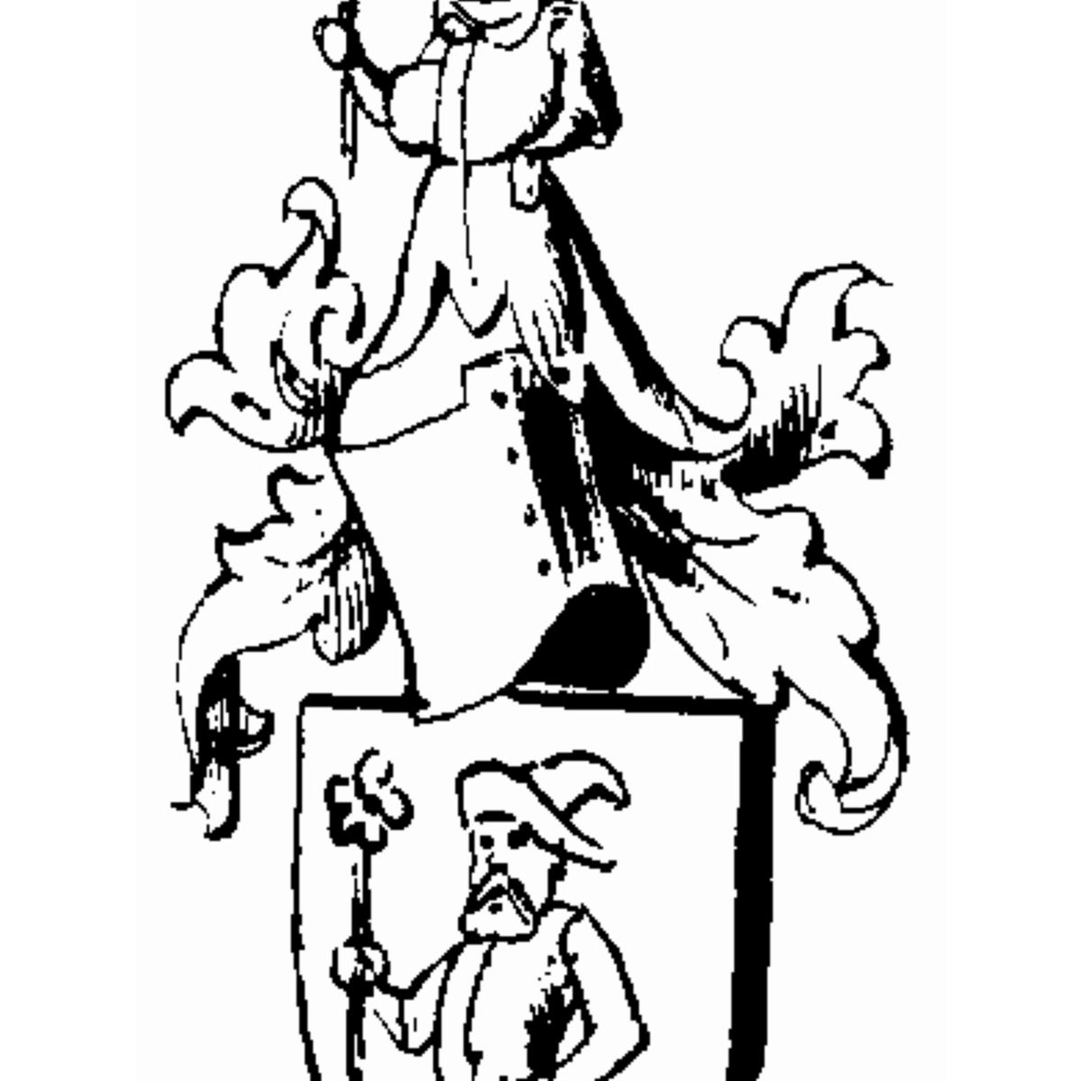 Brasão da família Pfal Von Grünsfeld