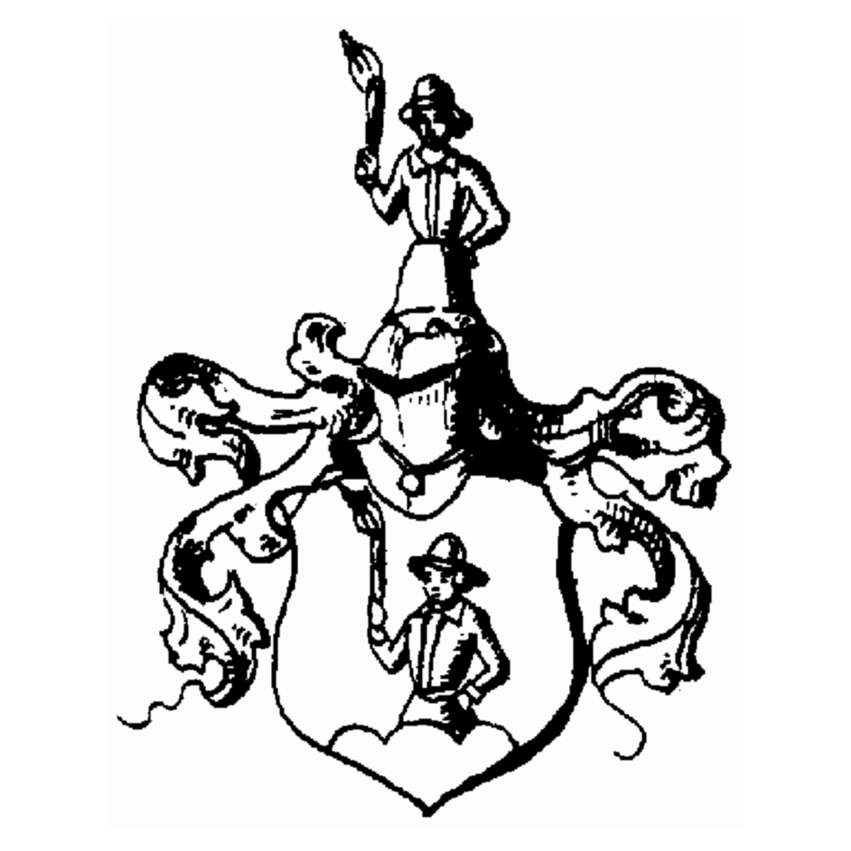 Wappen der Familie Bei Dem Borne