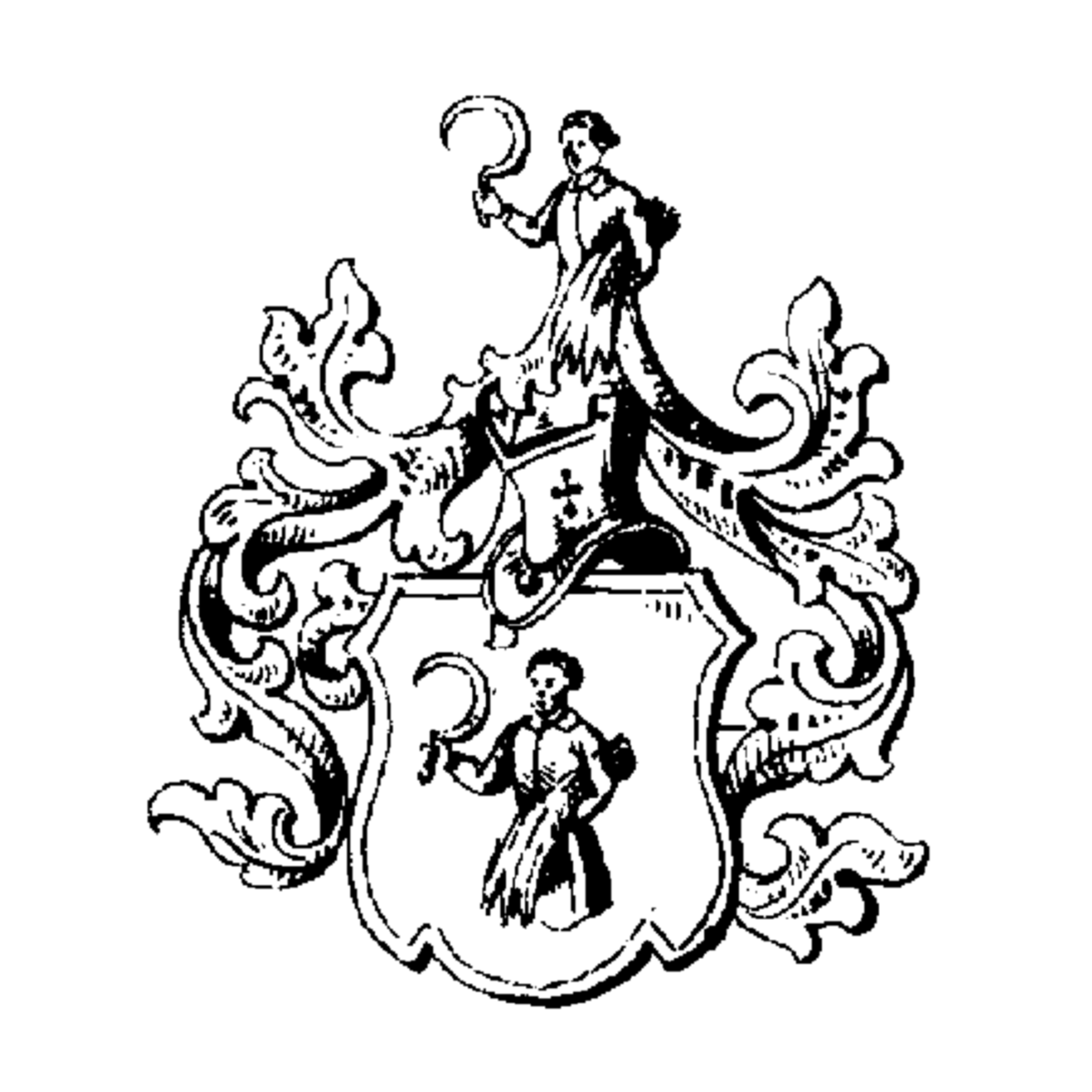 Coat of arms of family V. Bergen