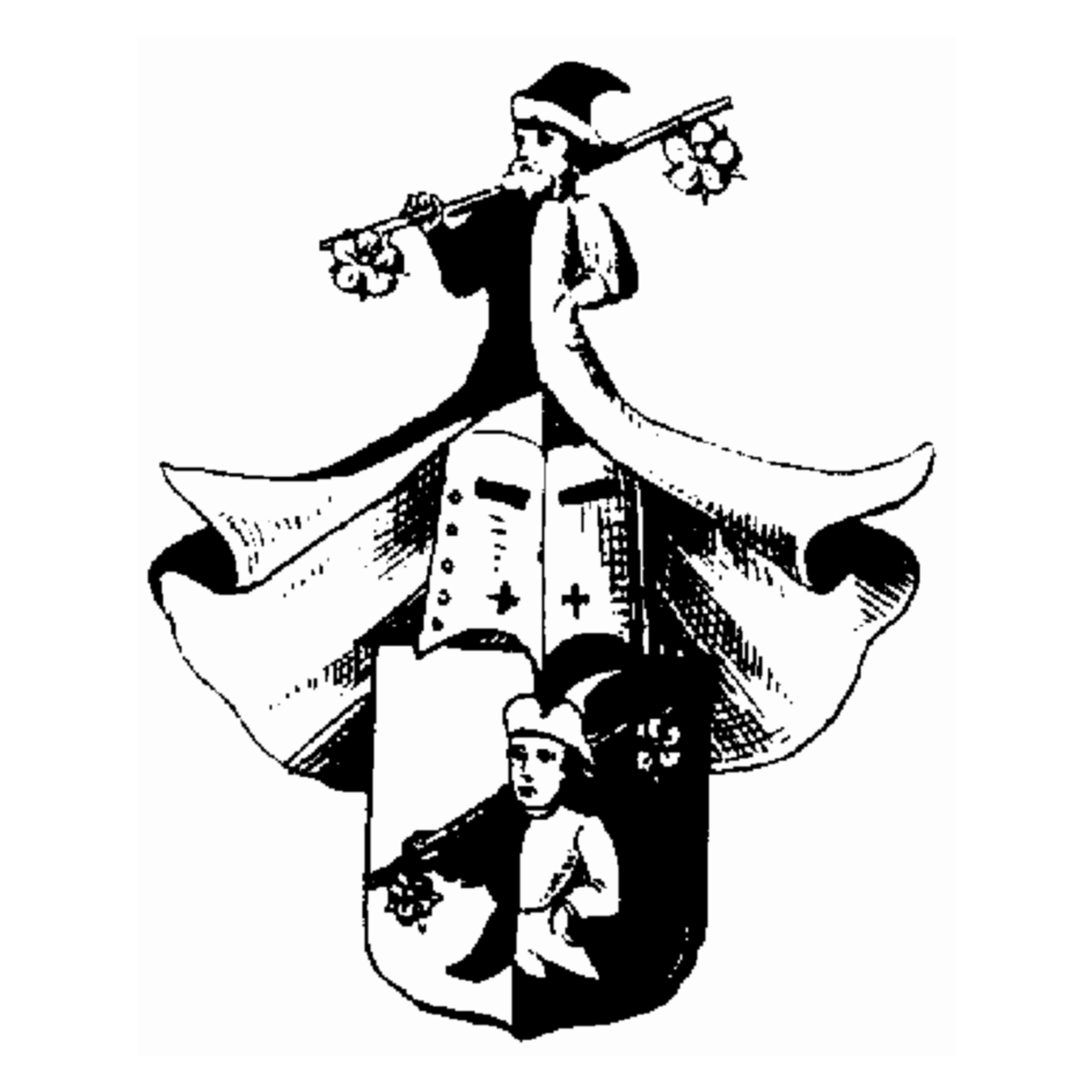 Coat of arms of family By Der Molen