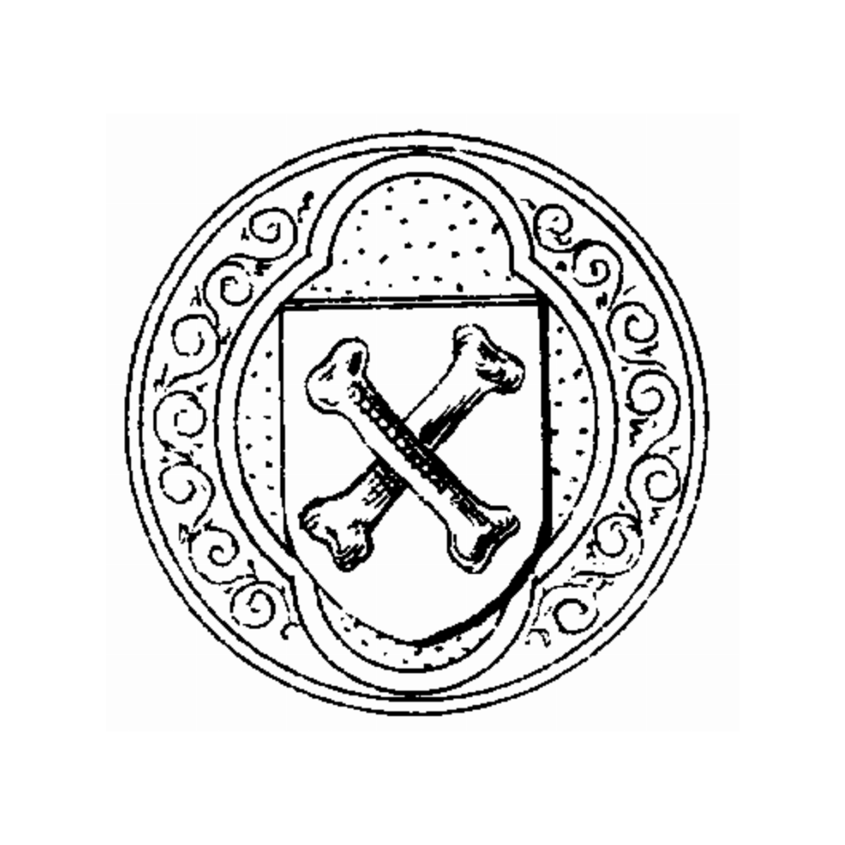 Coat of arms of family Sarrazin