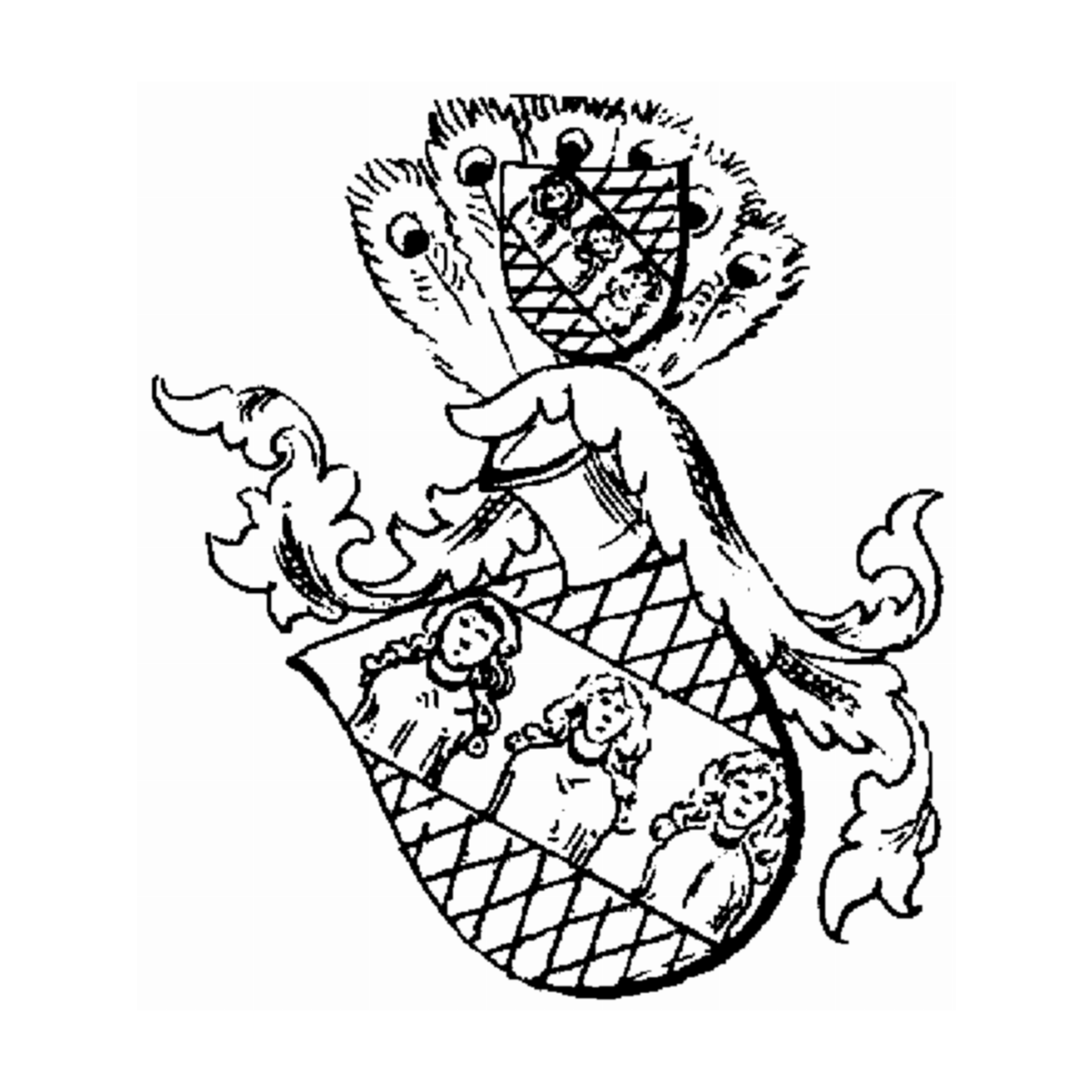 Coat of arms of family Acher Von Bieringen