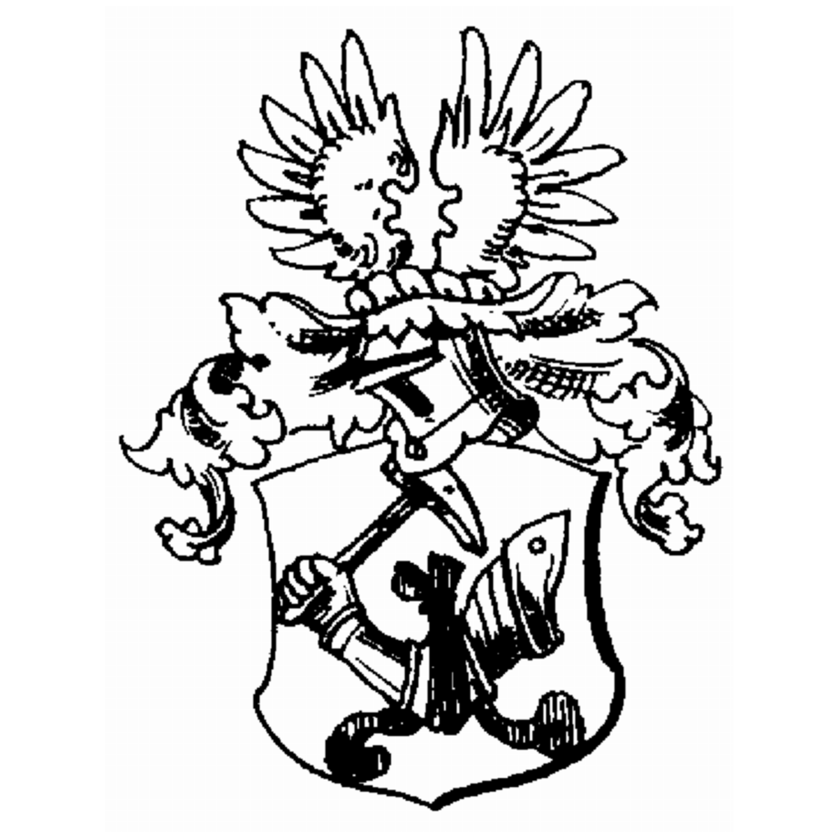 Coat of arms of family Adler Von Lindenau