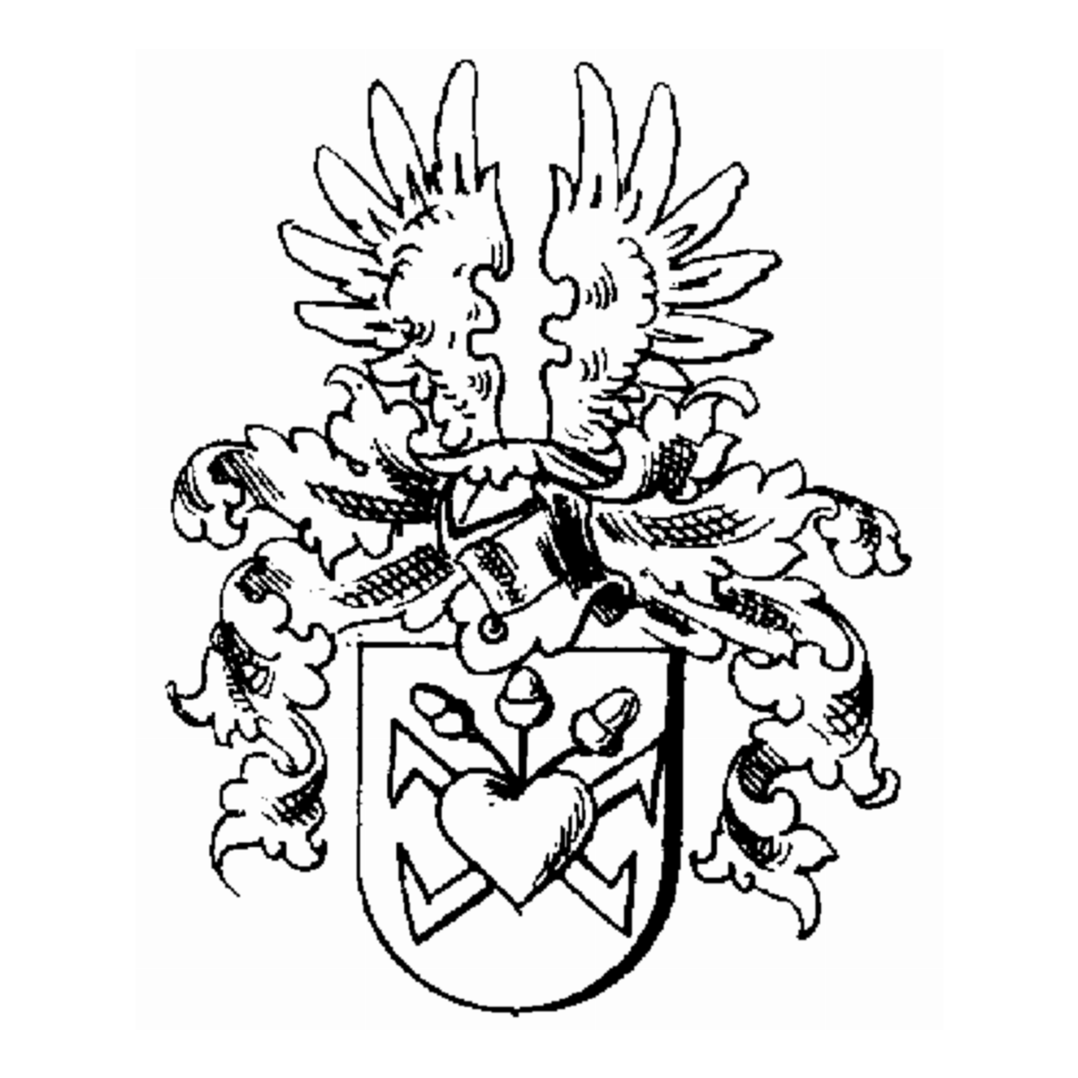 Coat of arms of family Piscator