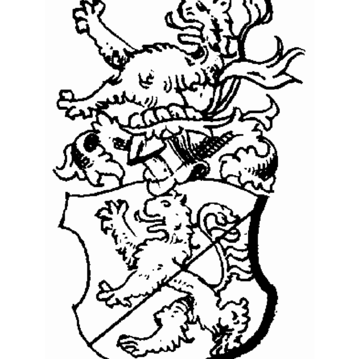 Coat of arms of family Lancken