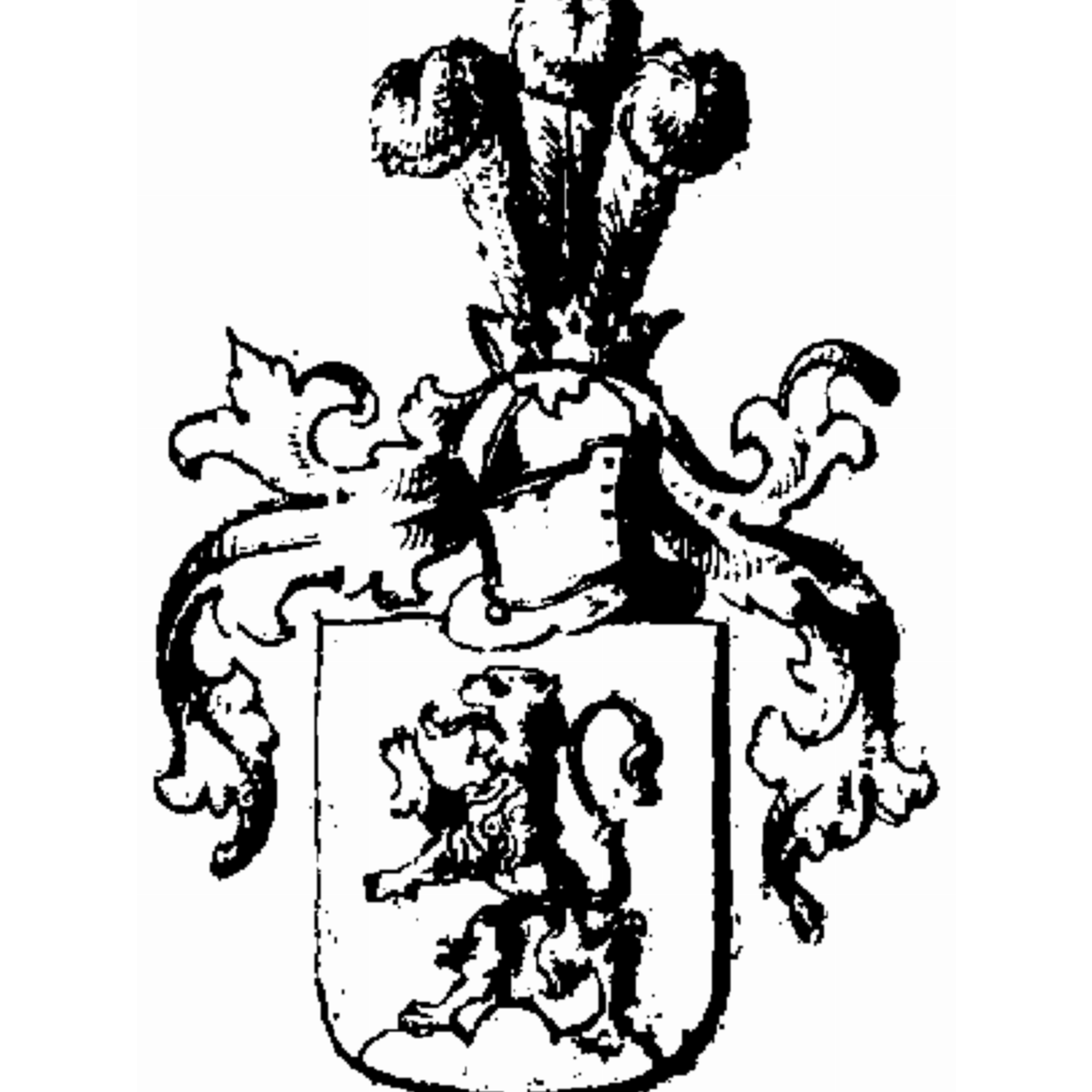 Brasão da família Hacken Von Cauterburg