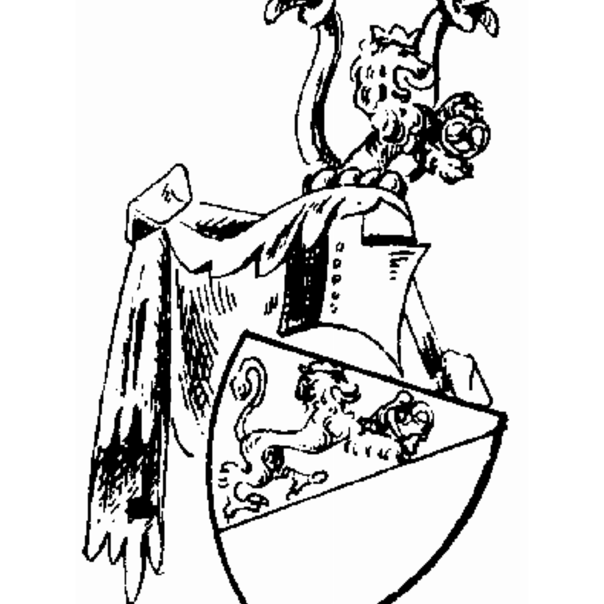 Escudo de la familia Lang-Lungean