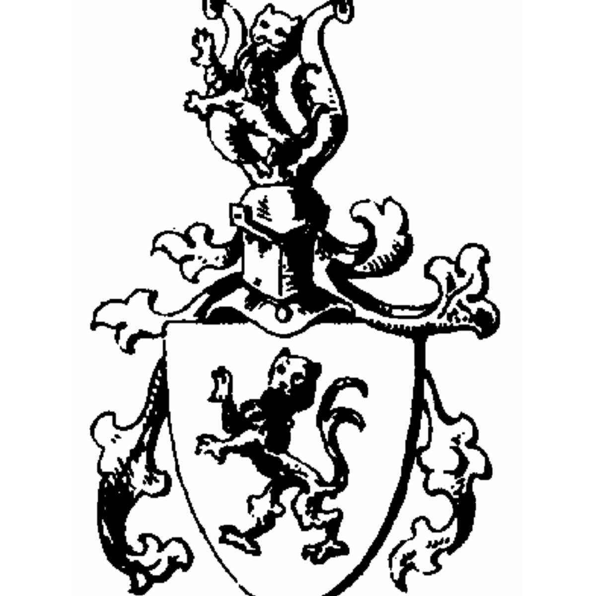 Wappen der Familie Roßwangen