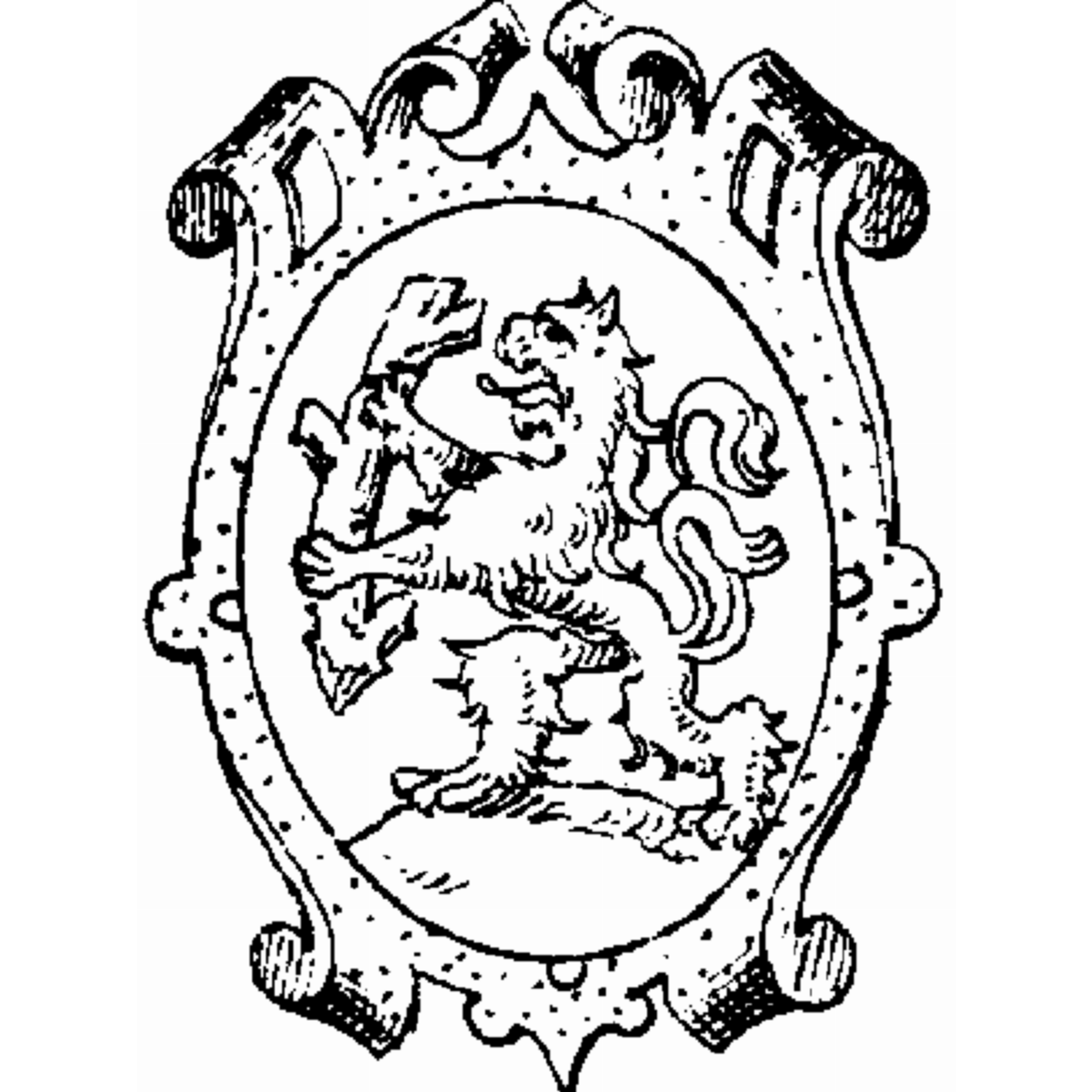 Coat of arms of family Langeludeke