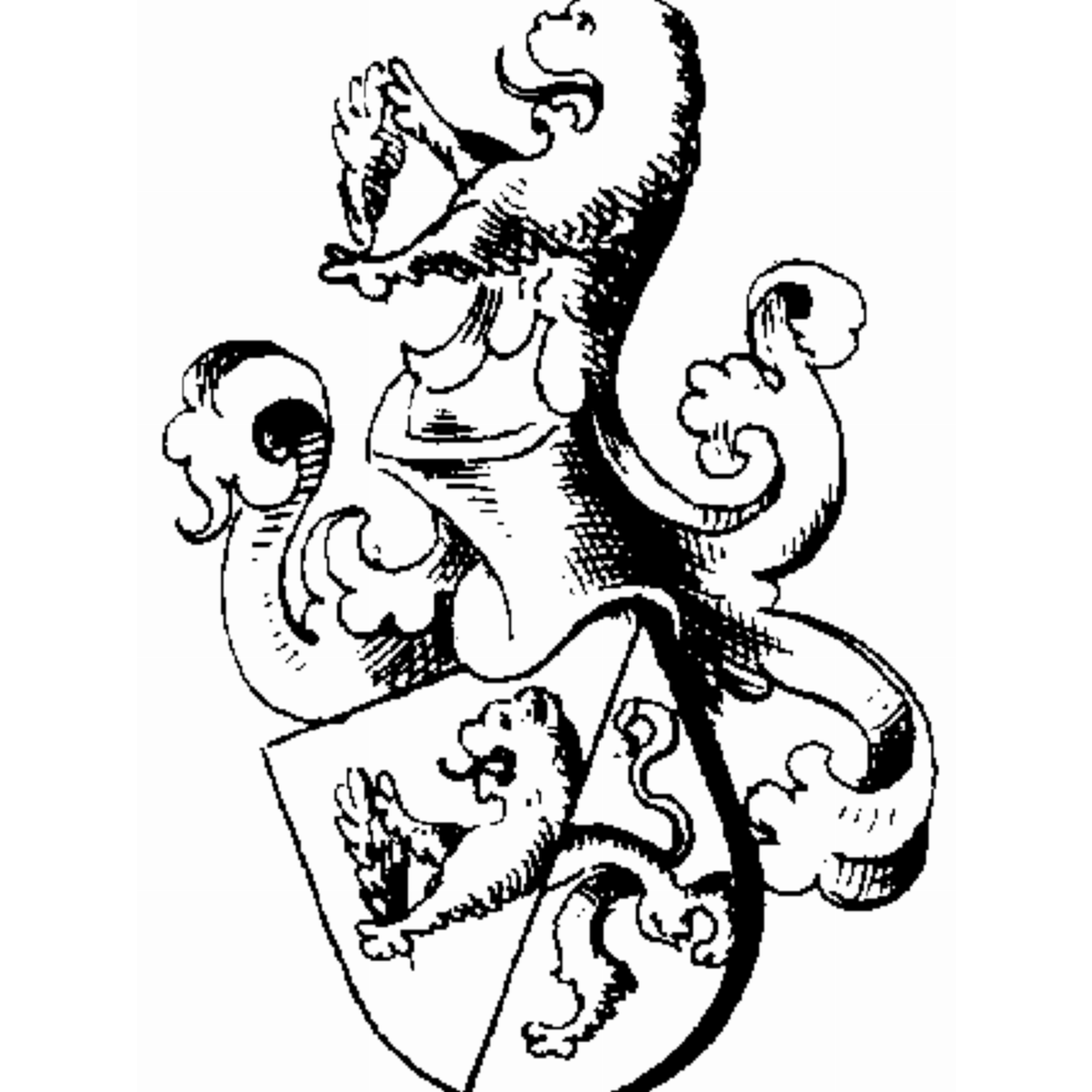 Escudo de la familia Von Molsdorf Gen. Weller