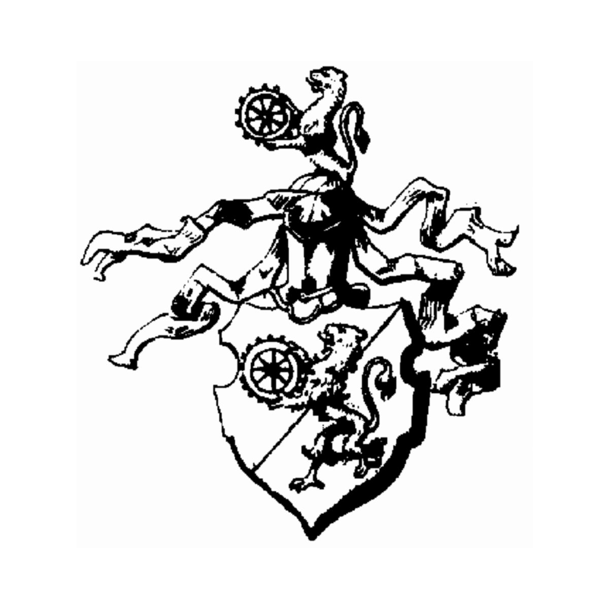 Wappen der Familie Alegrimeshusen