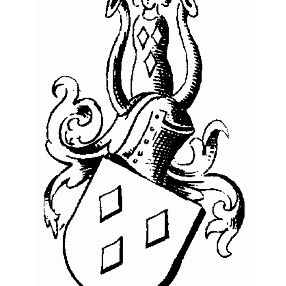 Coat of arms of family Find Den Würfel