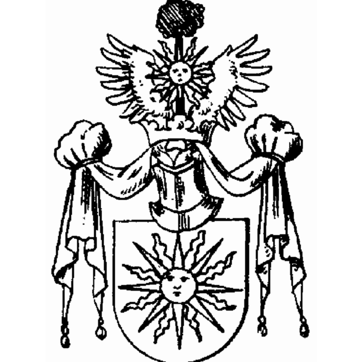 Coat of arms of family Von Dem Borne