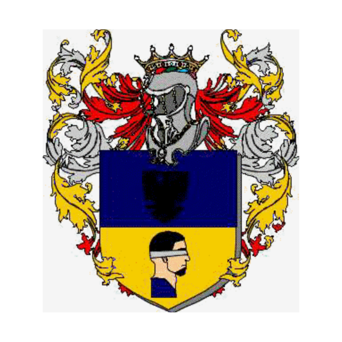 Escudo de la familia Cacciaguerra Ranghieri