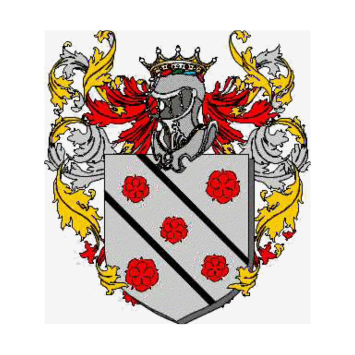 Coat of arms of family Albicini