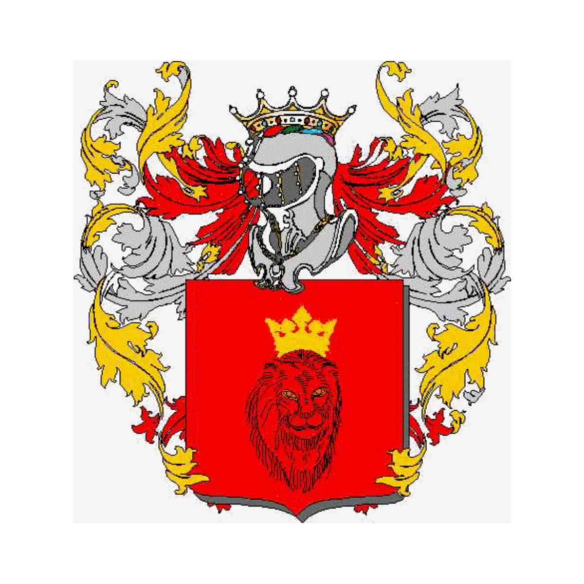Coat of arms of family Caputopranno