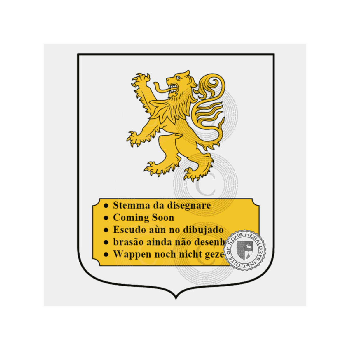 Coat of arms of family Cattadori