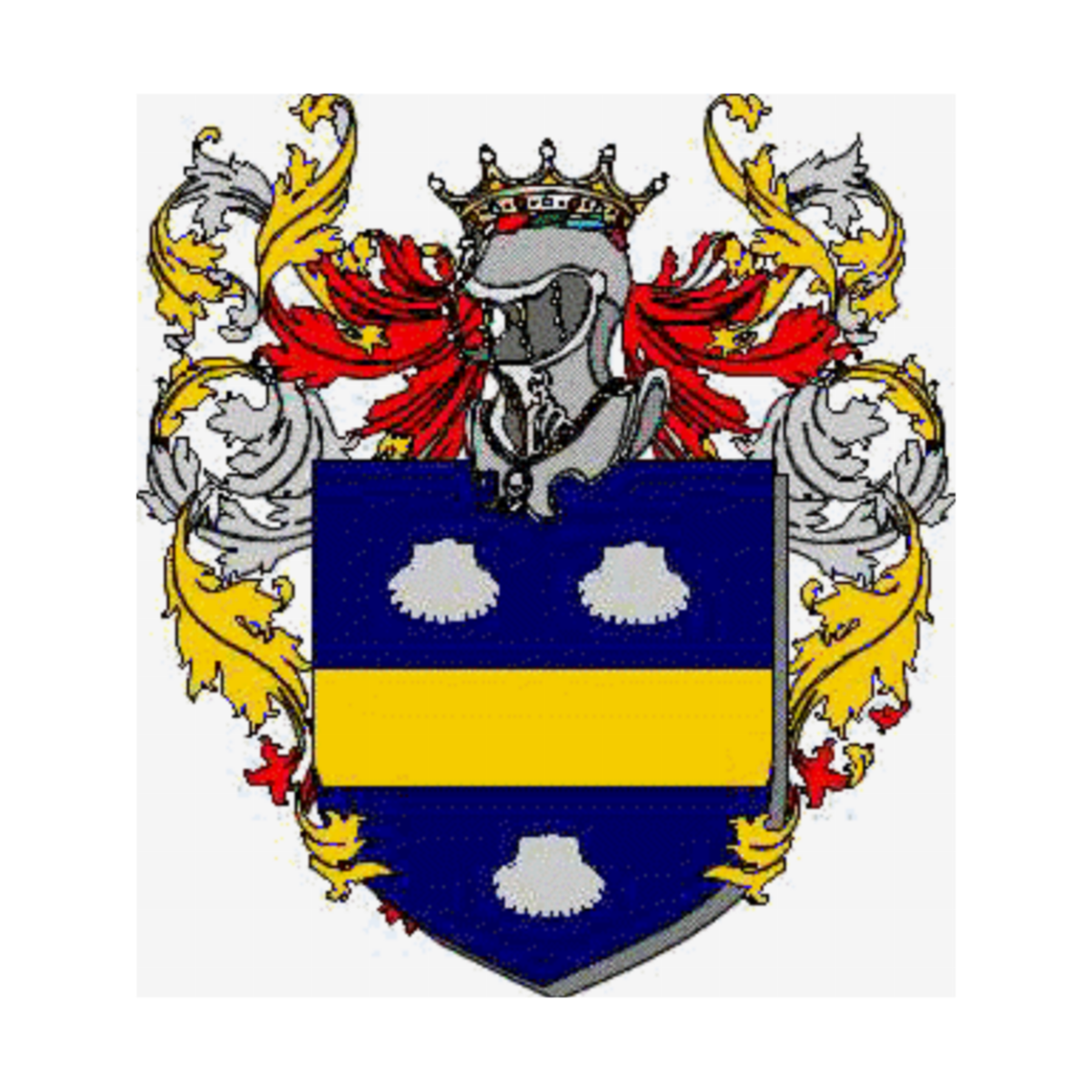 Coat of arms of family Chiavegati