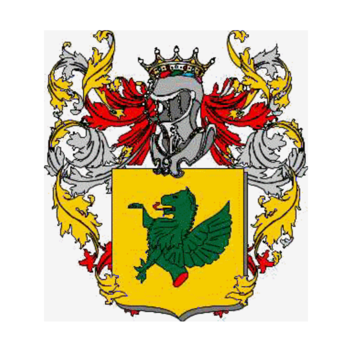 Coat of arms of family Mozzapiede