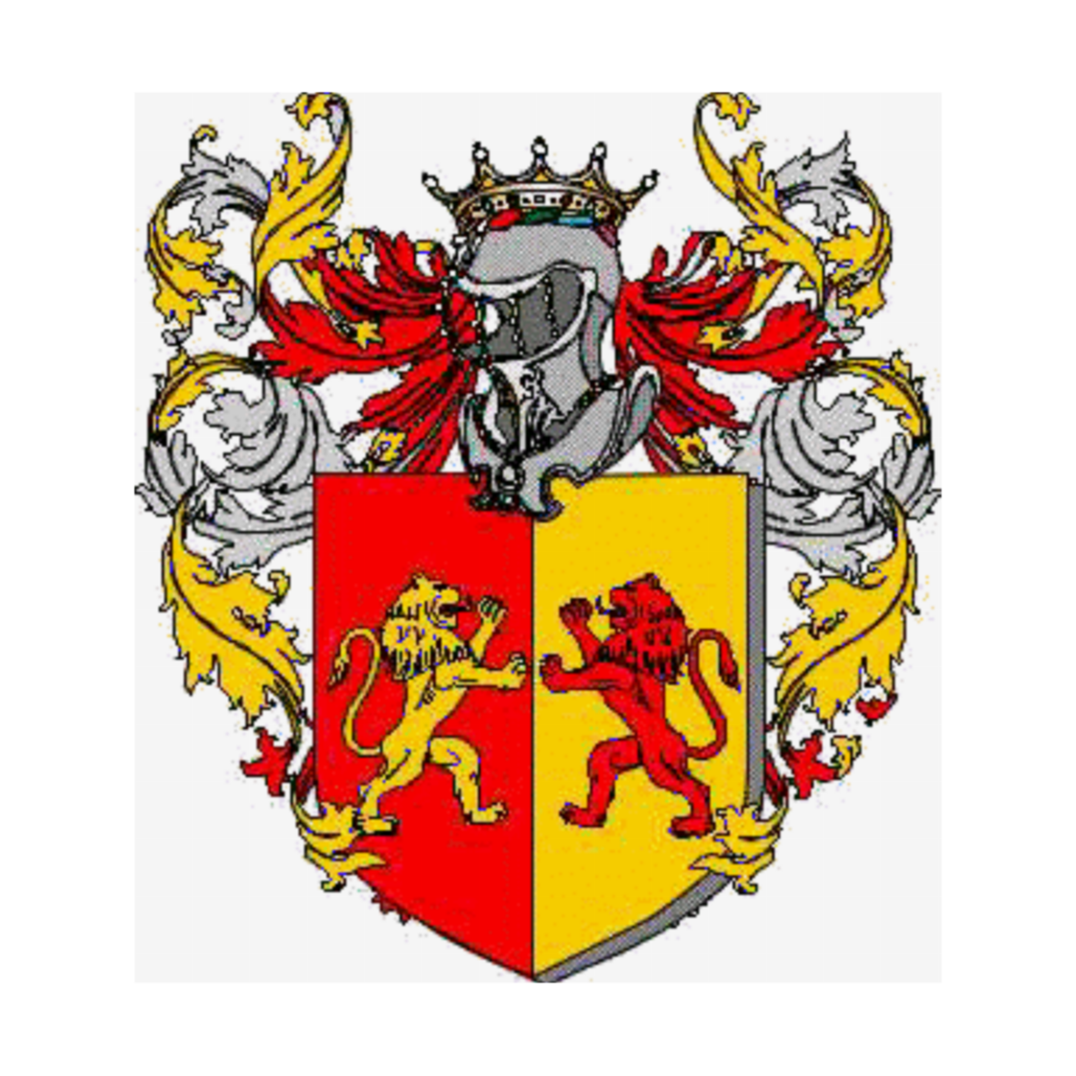 Coat of arms of family Mezzoli