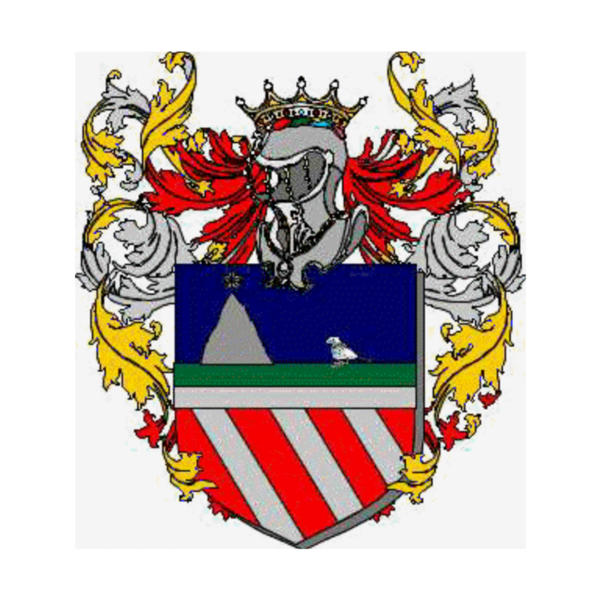 Coat of arms of family Carlani