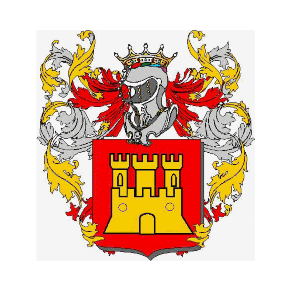 Coat of arms of family Gallarati Scotti