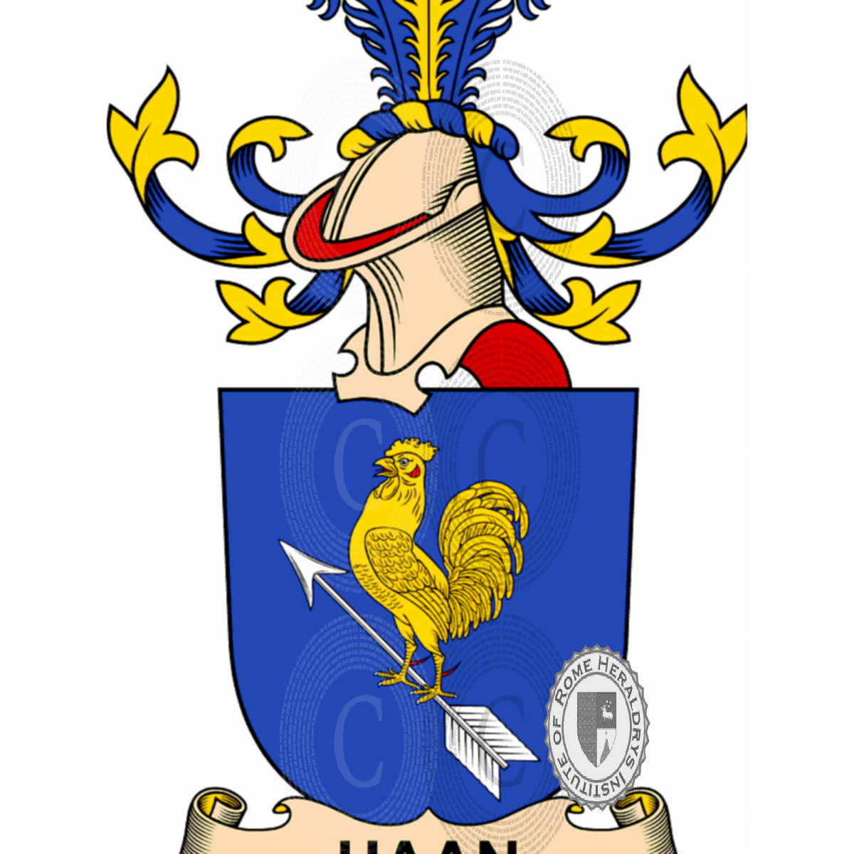 haan-family-heraldry-genealogy-coat-of-arms-haan