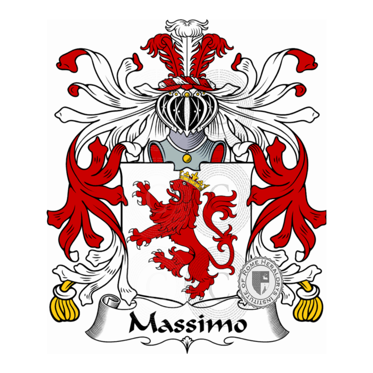 Massimo familia-heráldica-genealogía-escudo Massimo