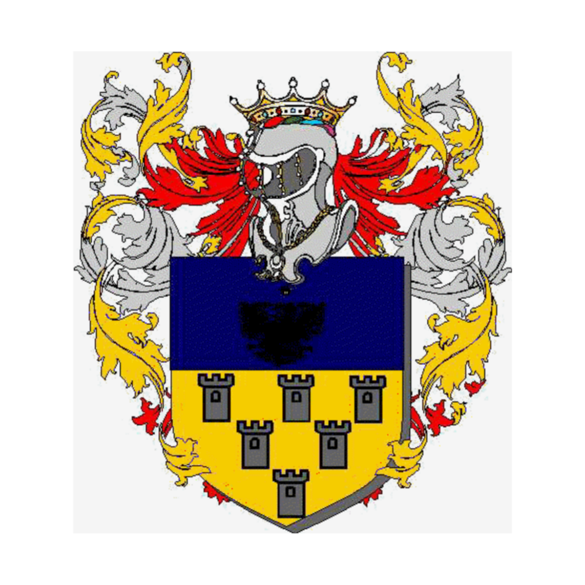 Coat of arms of family Mustachi