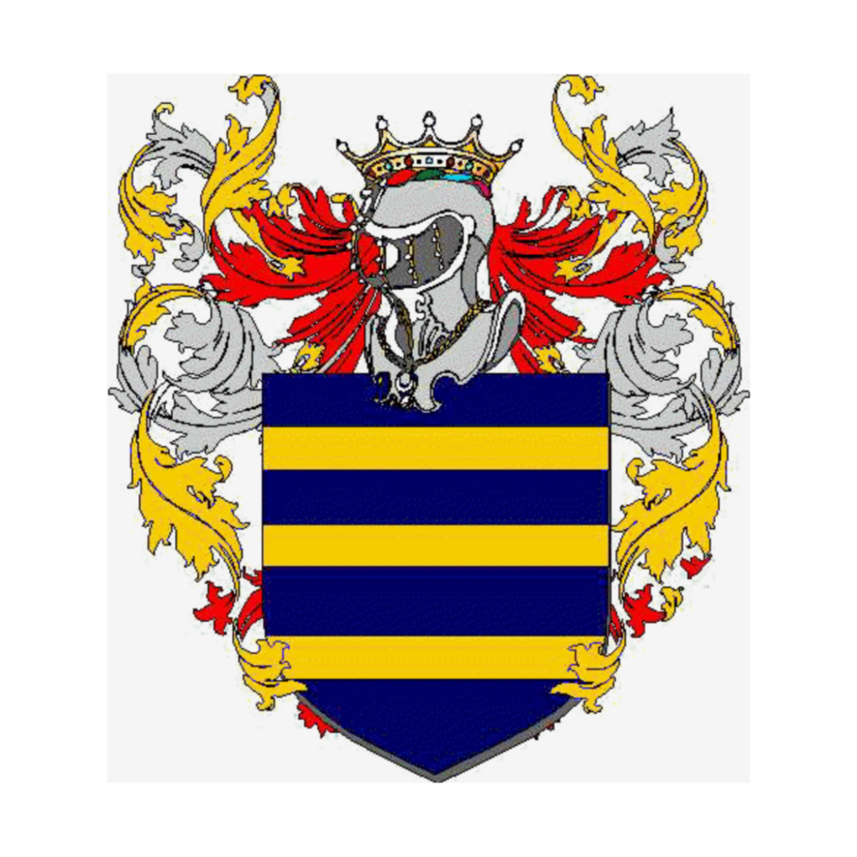 Coat of arms of family Sassonio