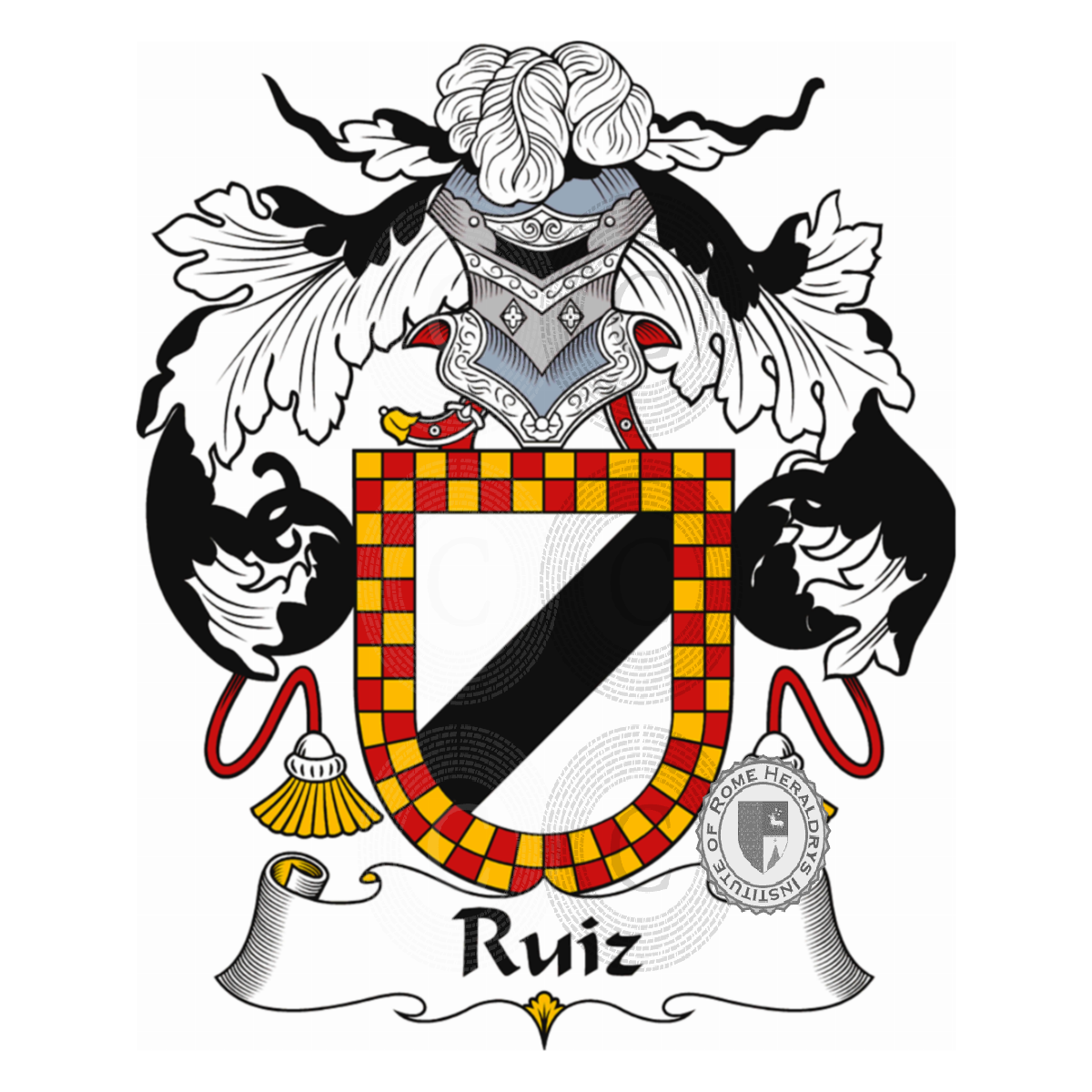 Ruiz familia heráldica genealogía escudo Ruiz