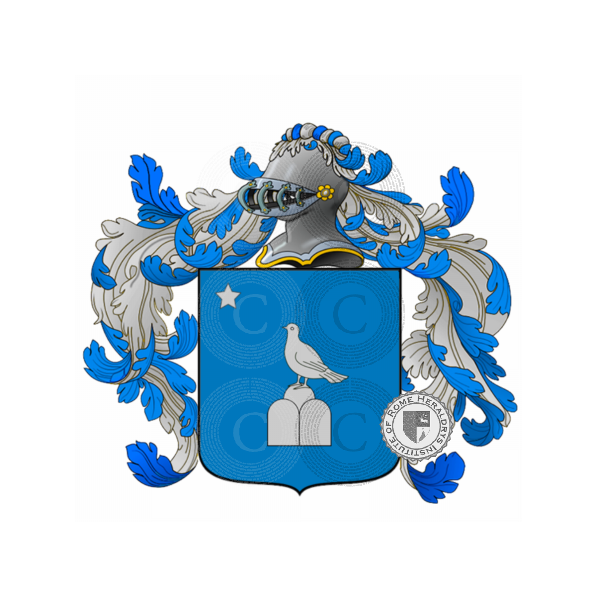 Brasão da família Italini