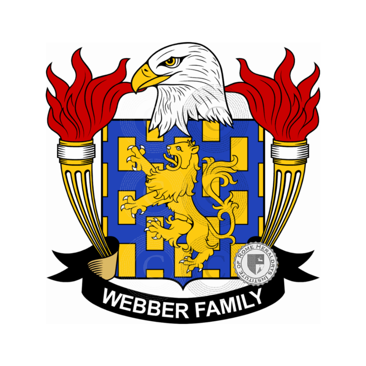 ENGLISH Family Crest TeeHoodie Webber
