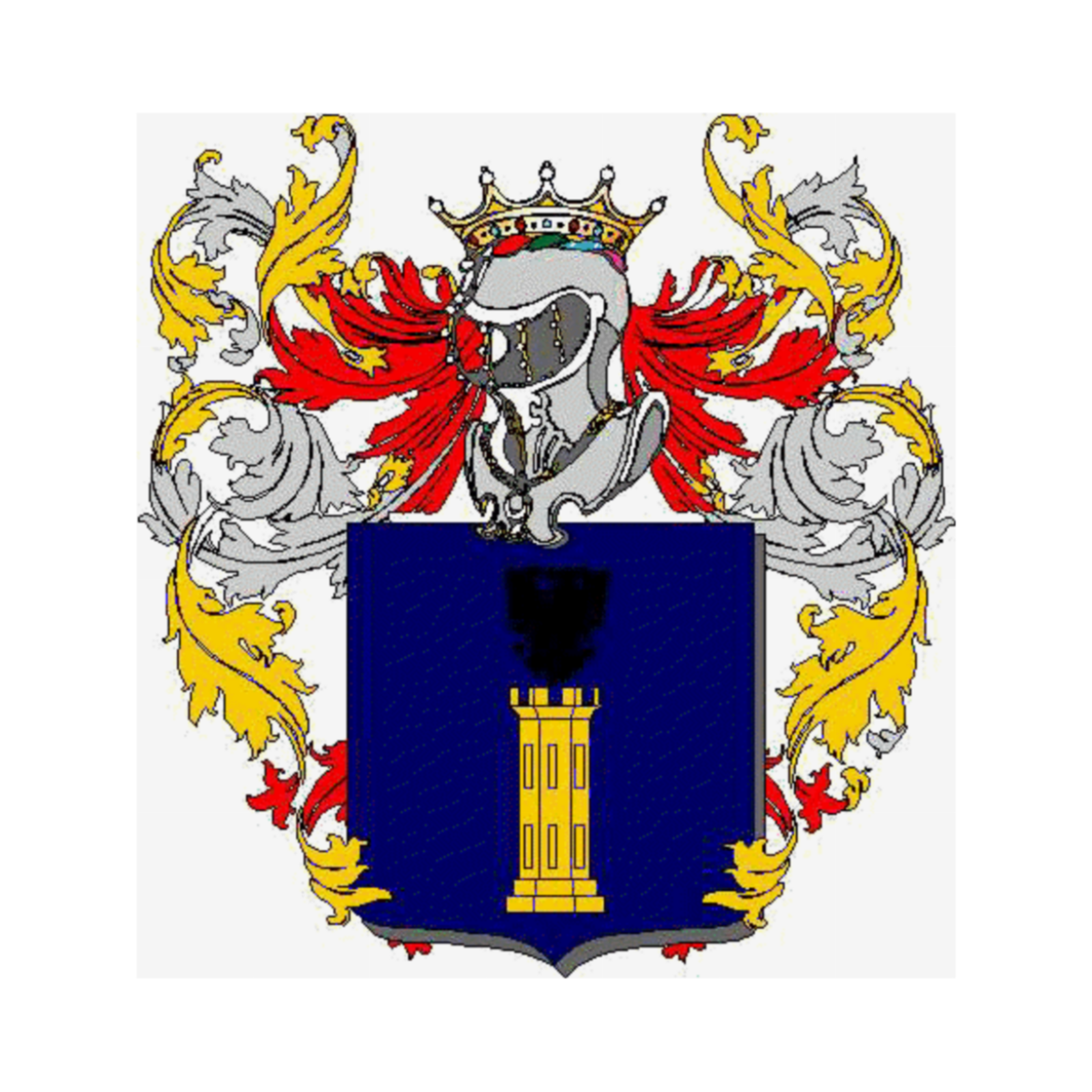 Escudo de la familia Schiara Dè Marcabei