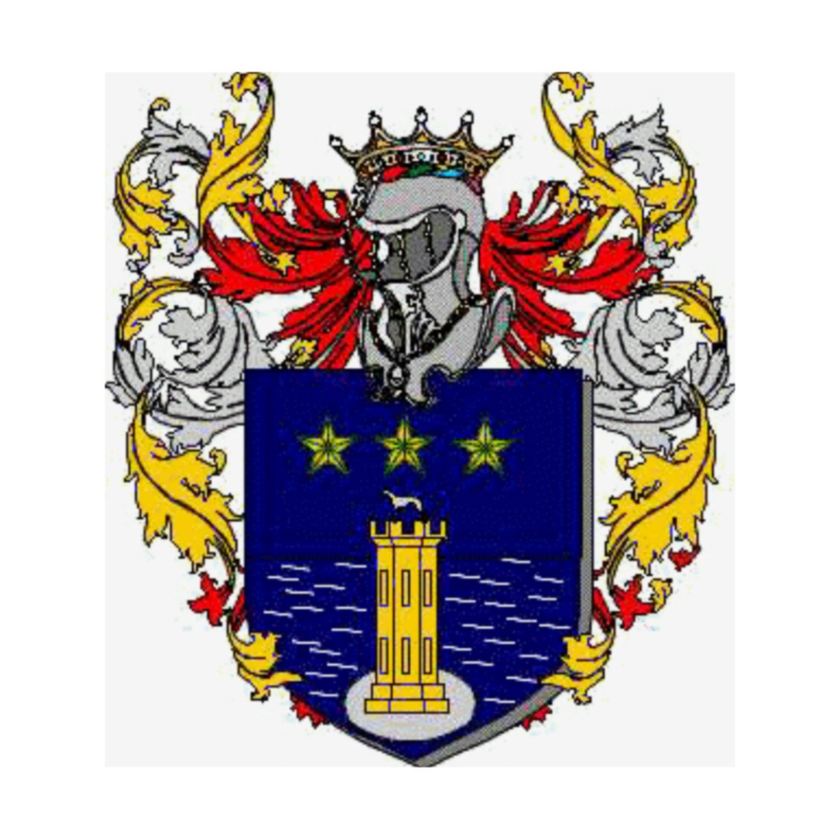 Coat of arms of family Incano
