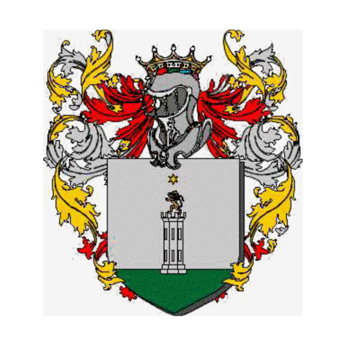 Coat of arms of family Santerni
