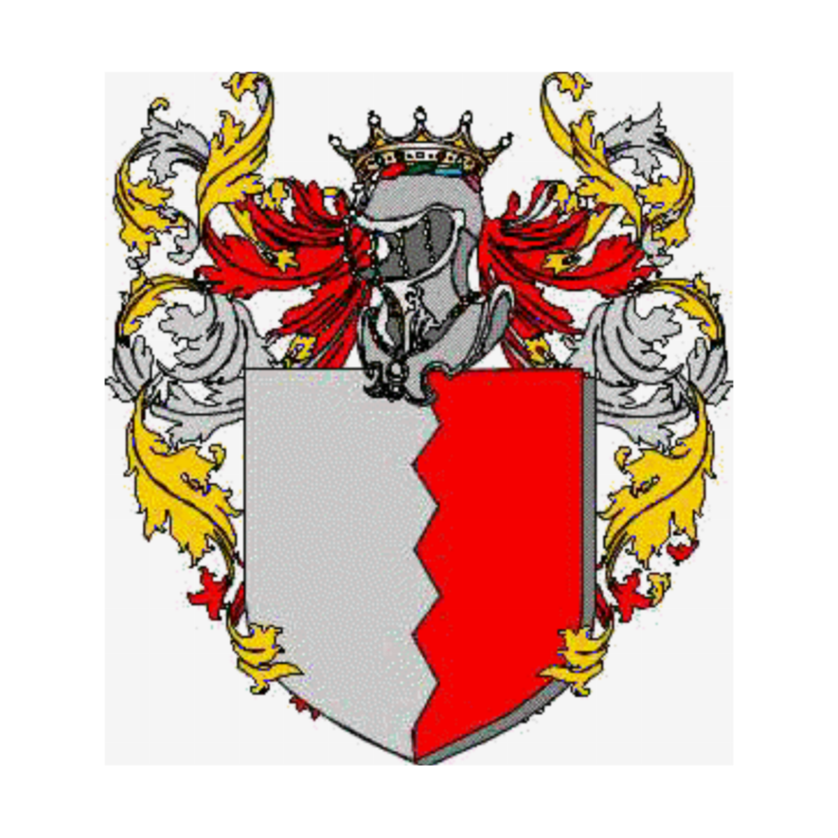 Coat of arms of family Cassatelli