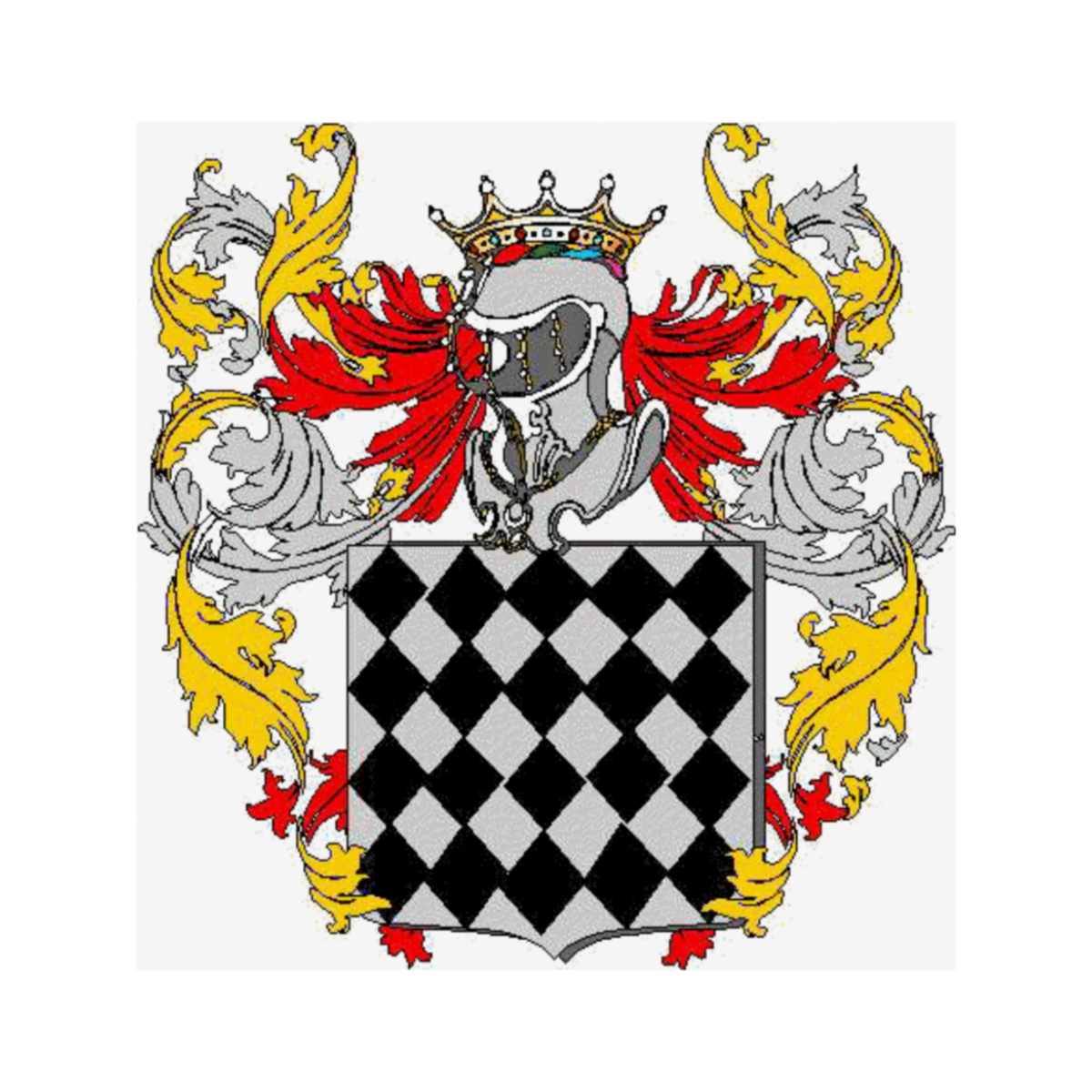 Coat of arms of family Sarrazino