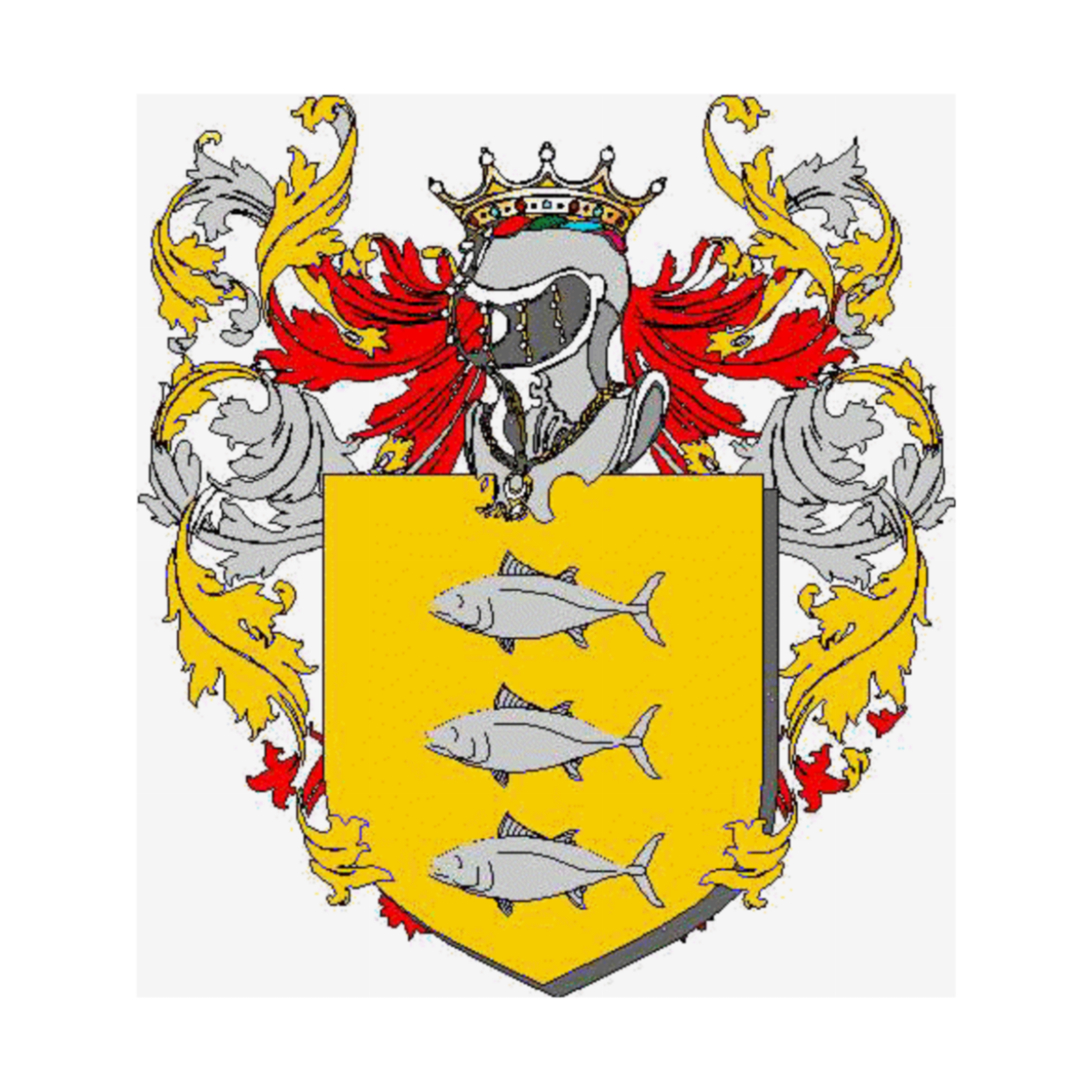 Coat of arms of family Giuriola