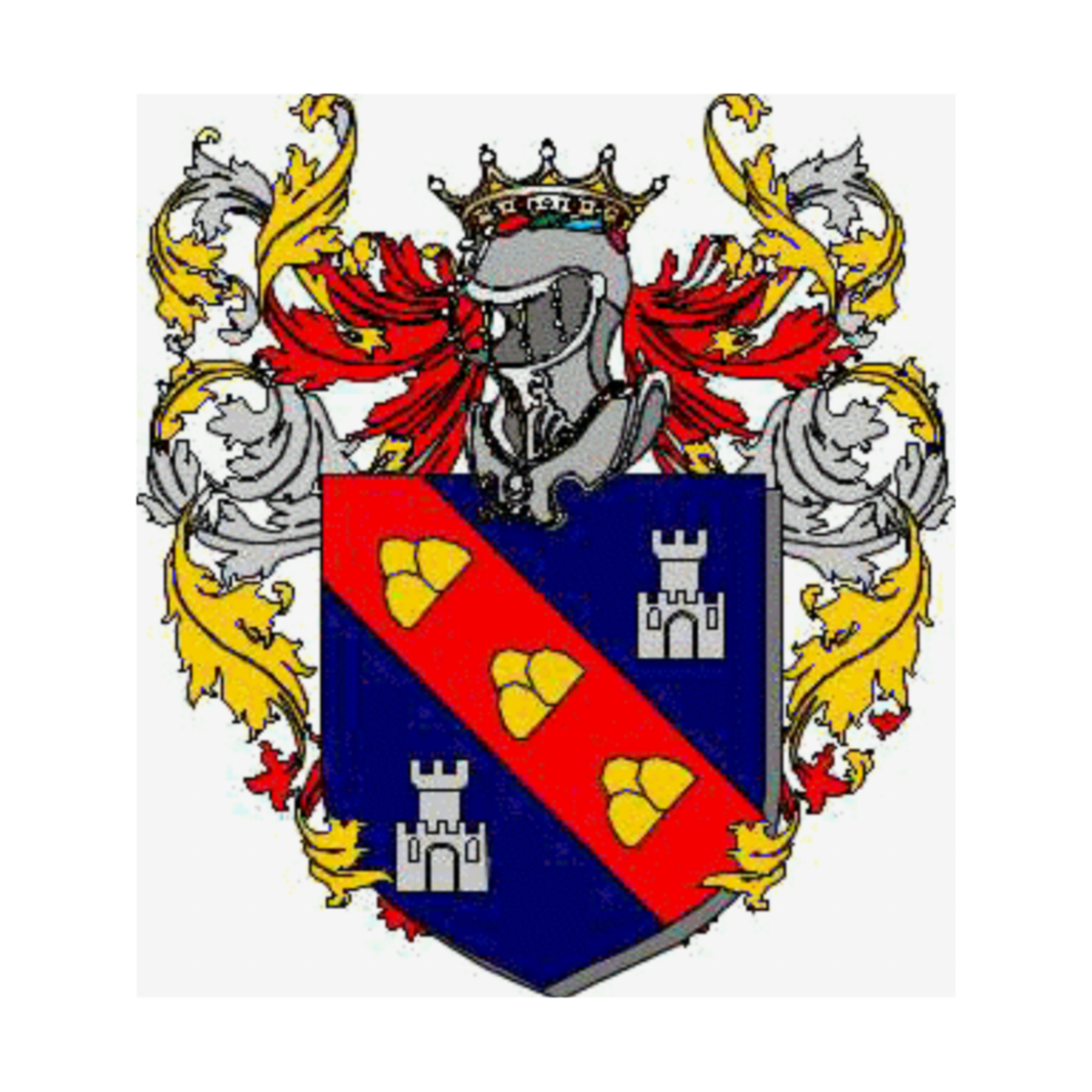 Wappen der Familie Sansatelli