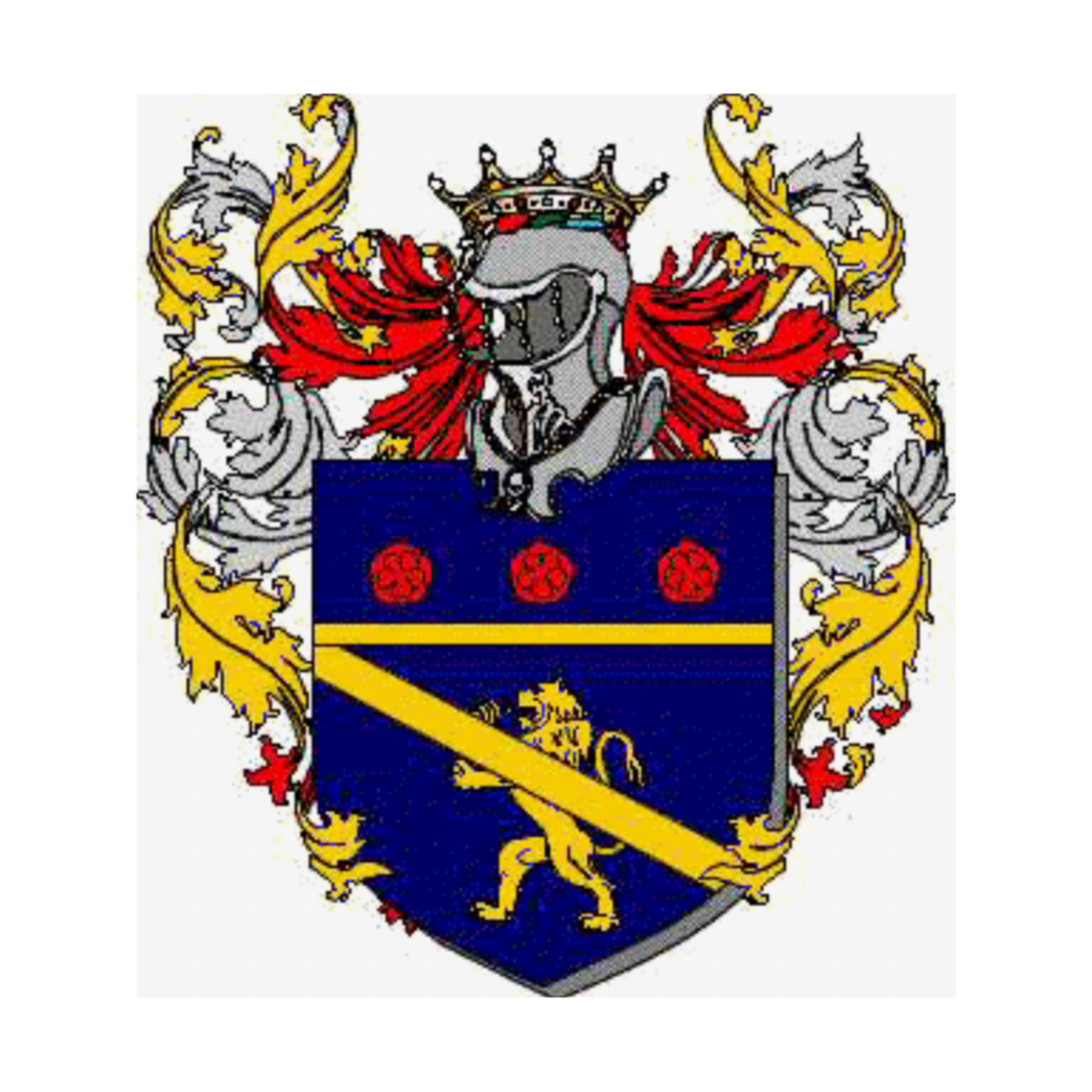 Coat of arms of family Cattanni