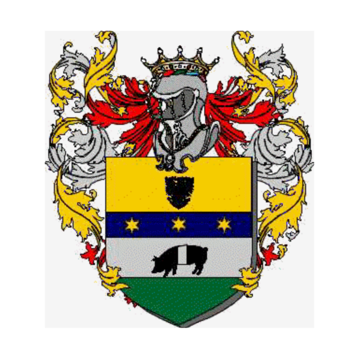 Coat of arms of family Ceccarella