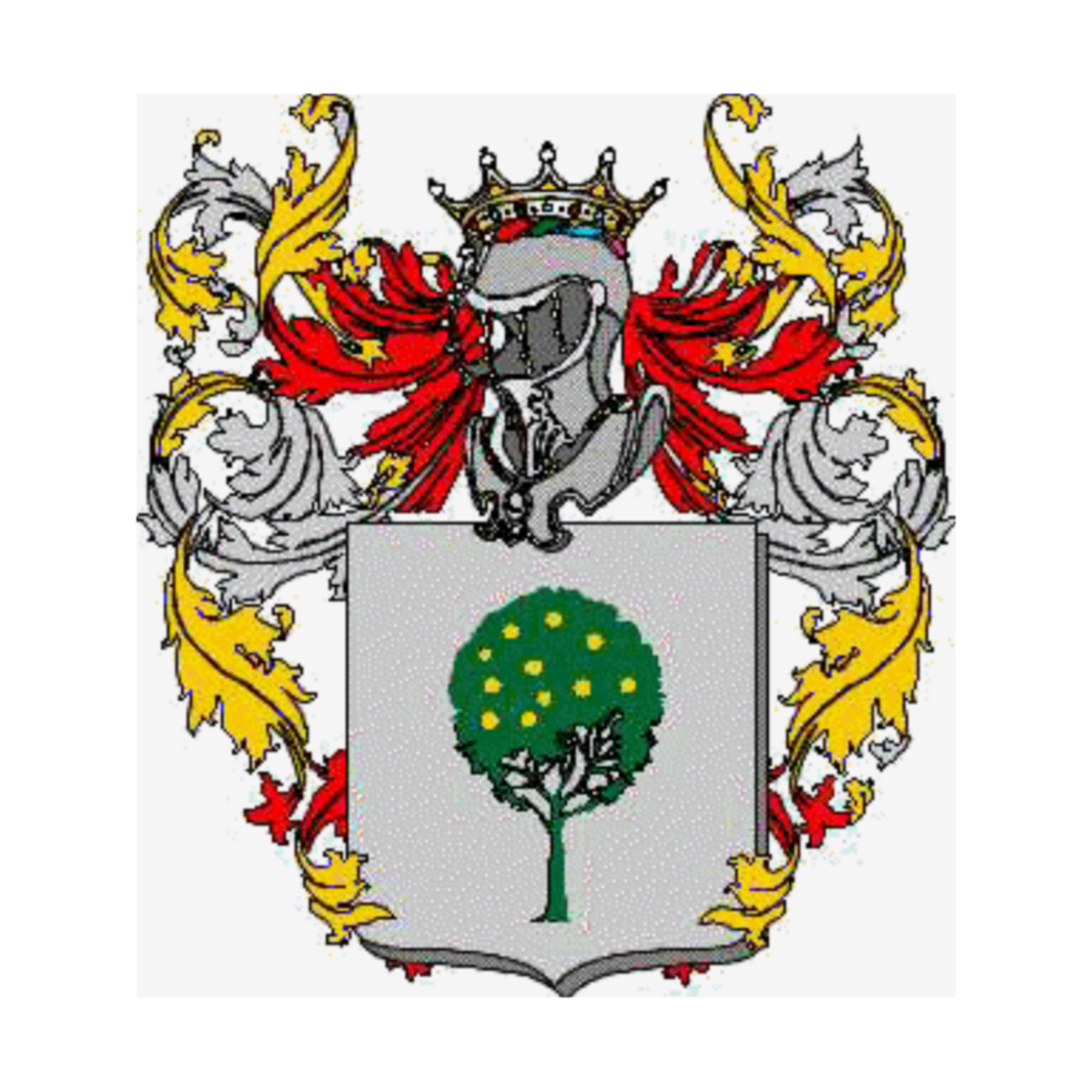 Coat of arms of family Milanasso