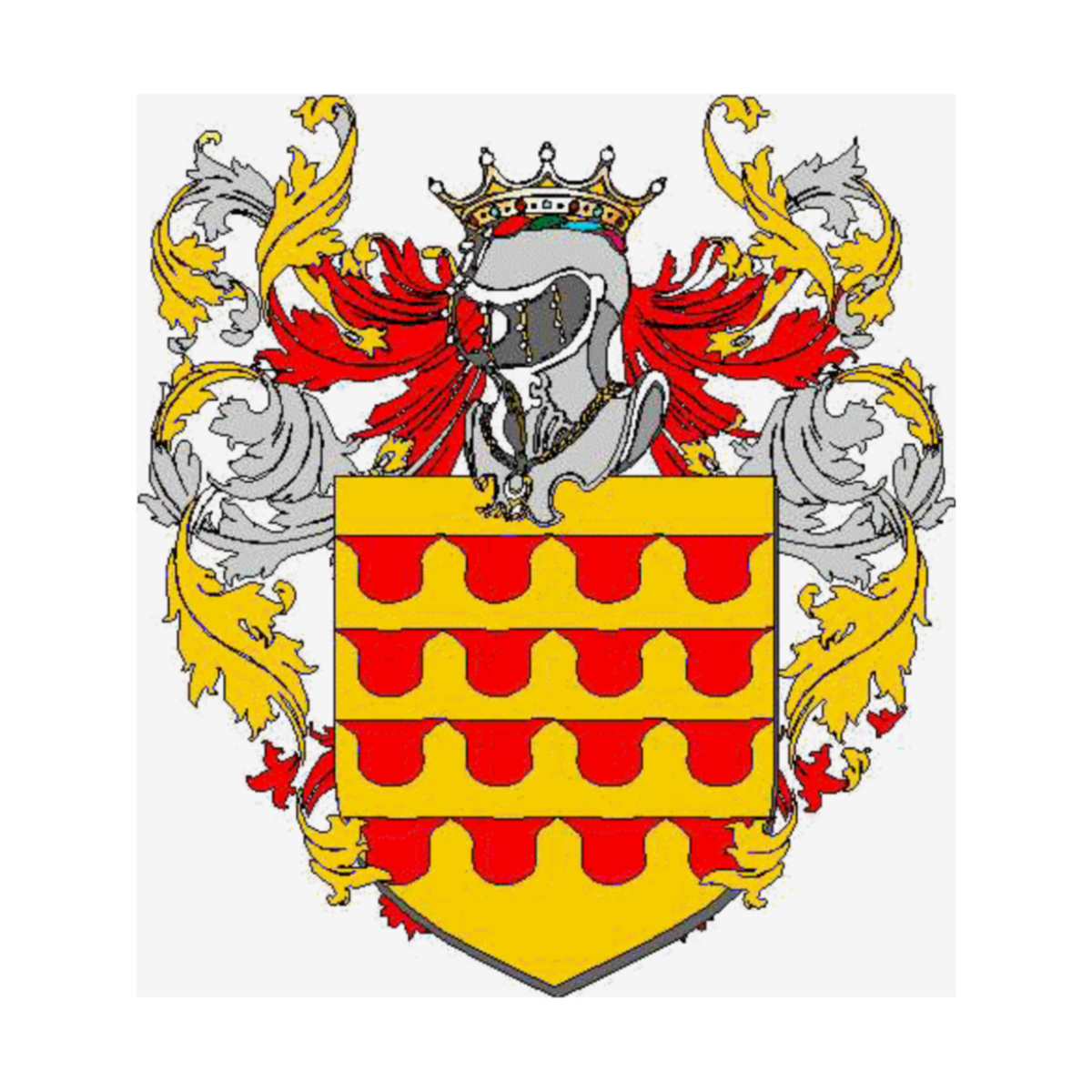 Coat of arms of family Arcese