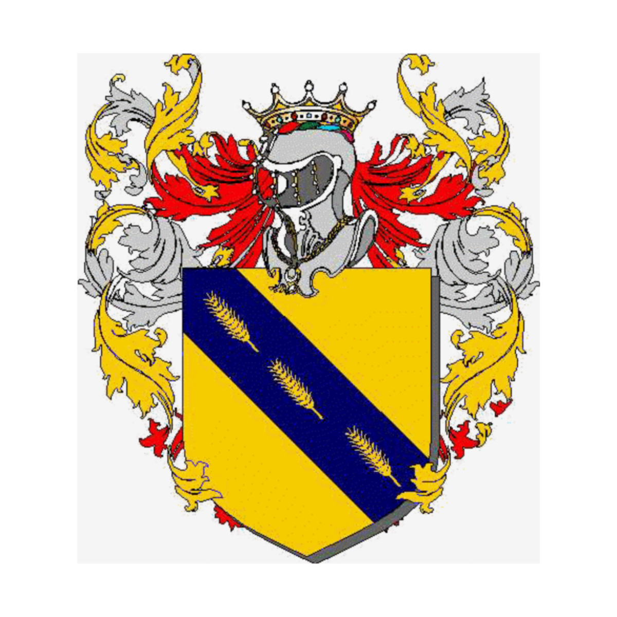 Escudo de la familia Treghini