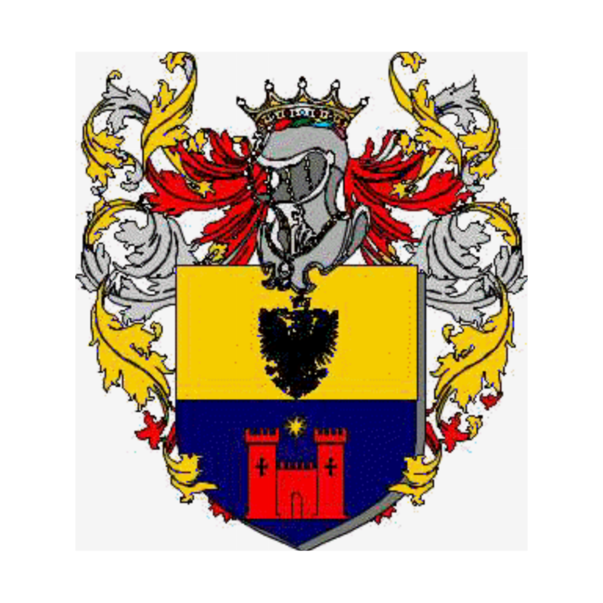 Coat of arms of family Mercurioromano